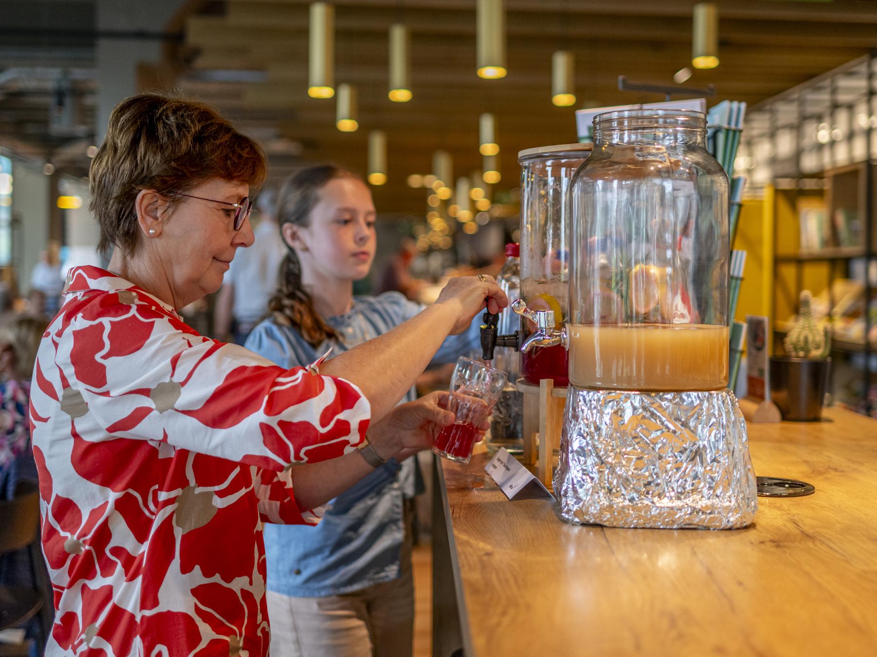 Mocktails in het café