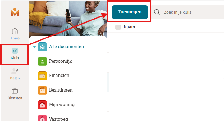 screenshot toevoegen
